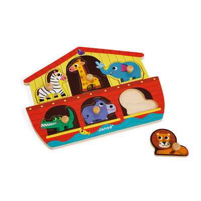 Noah's Ark Peg Puzzle by Janod