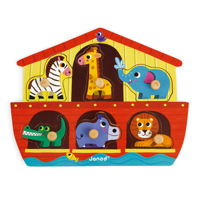 Noah's Ark Peg Puzzle by Janod