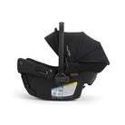 Black Nuna car seat on a white background
