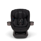 Black car seat with Nuna logo on a white background
