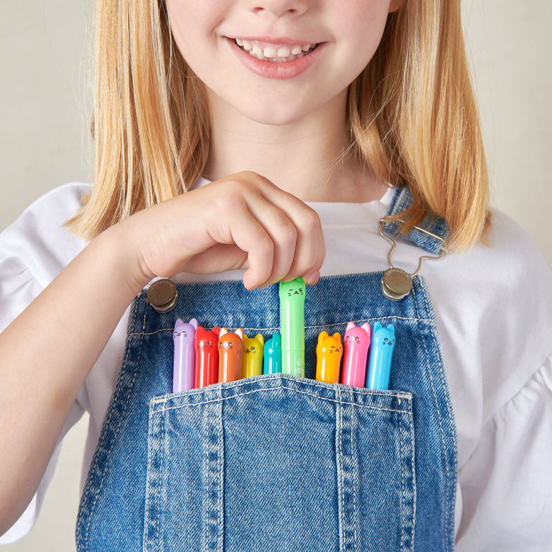 OolyRainbow Sparkle Gel Crayons for Kids and Adults - Set of 12