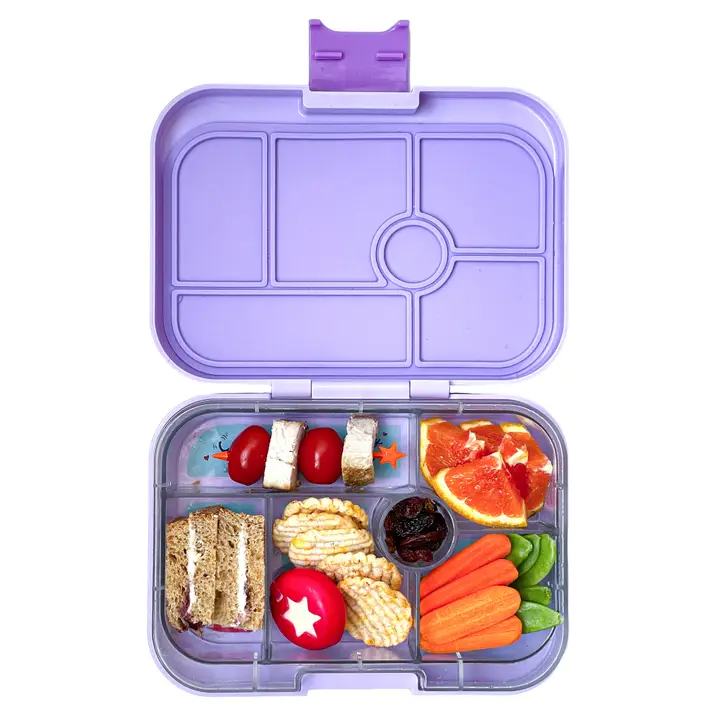 Yumbox Original 6 Compartment Leakproof Bento Box - Lulu Purple