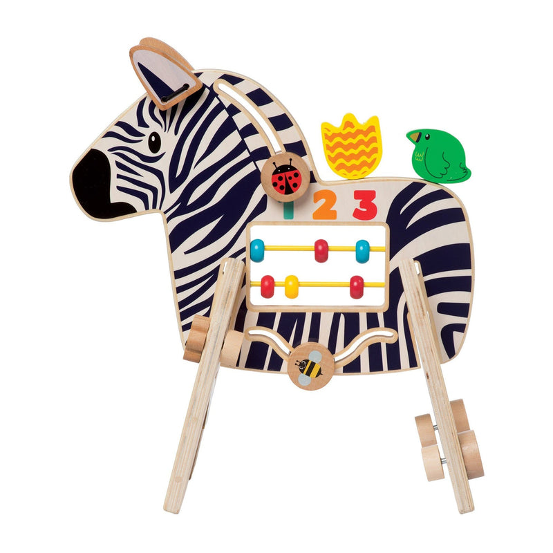 Safari Zebra Activity Toy by Manhattan Toy