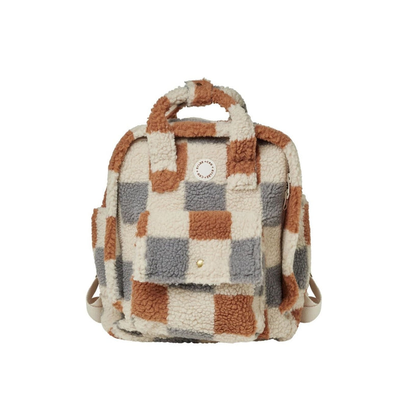 Mini Backpack - Shearling Check by Rylee + Cru