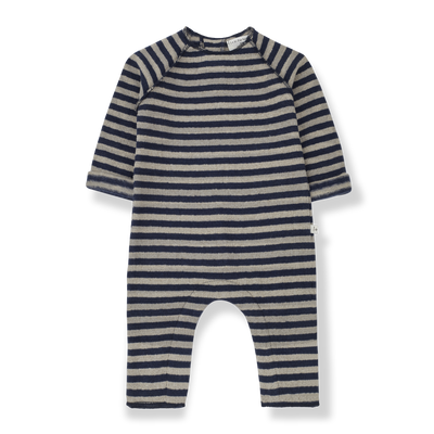 Laurent Jumpsuit - Navy/Taupe by 1+ in the Family