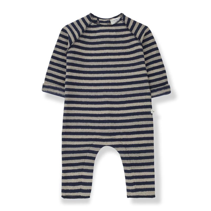 Laurent Jumpsuit - Navy/Taupe by 1+ in the Family