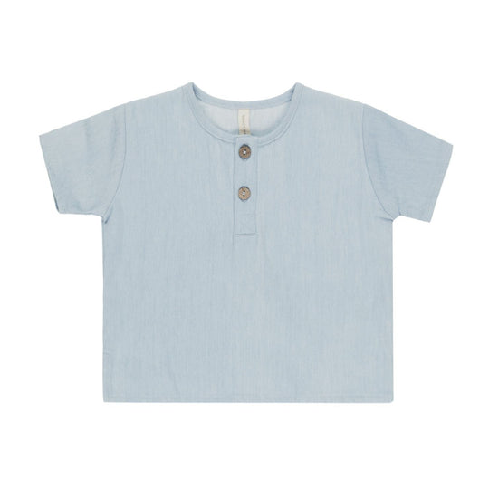 Henry Top - Chambray by Quincy Mae - FINAL SALE