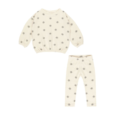 Spongey Knit Set Daisy - Natural by Rylee + Cru