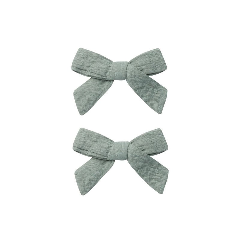 Bow with Clip - Aqua by Rylee + Cru