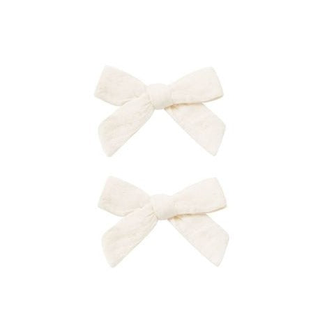 Bow with Clip - Ivory by Rylee + Cru