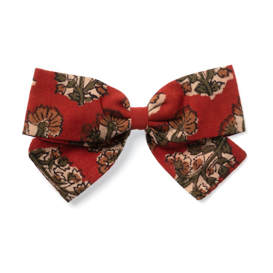 Big Bow - Red Block Print by Lali Kids - FINAL SALE