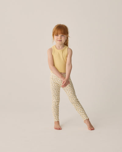 Ribbed Leggings - Lemons by Rylee + Cru