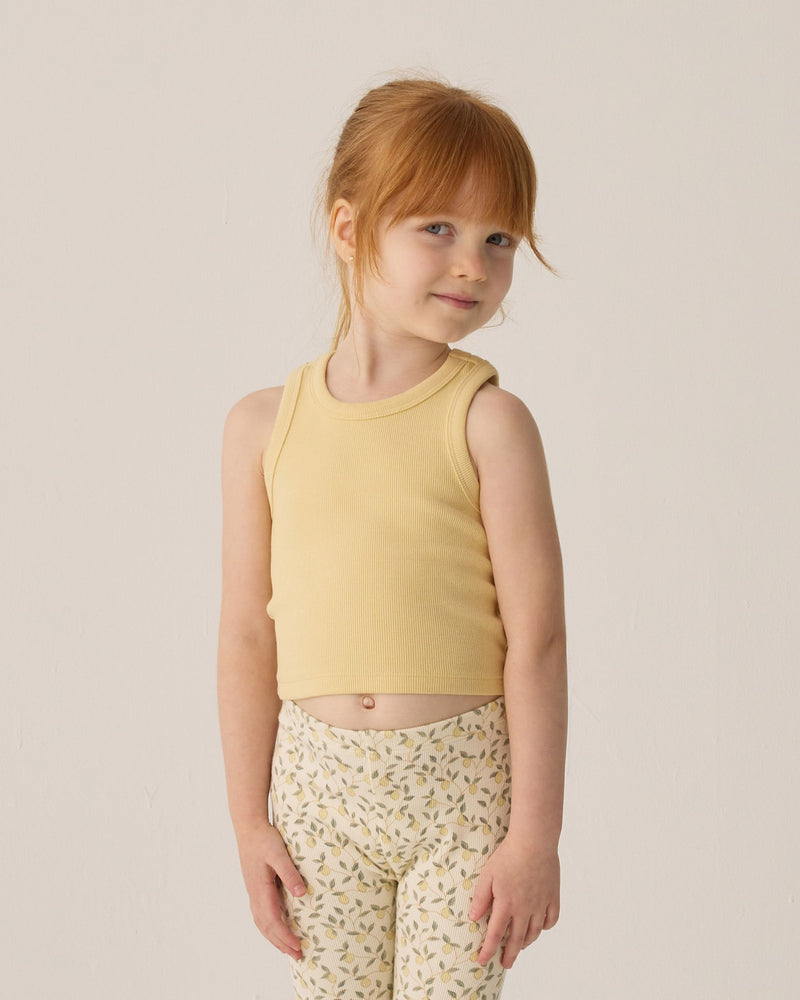 Ribbed Leggings - Lemons by Rylee + Cru
