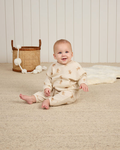 Waffle Slouch Set Gingerbread - Natural by Quincy Mae