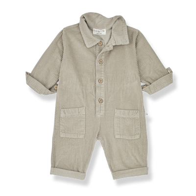 Wim Long Sleeve Overall - Taupe by 1+ in the Family FINAL SALE
