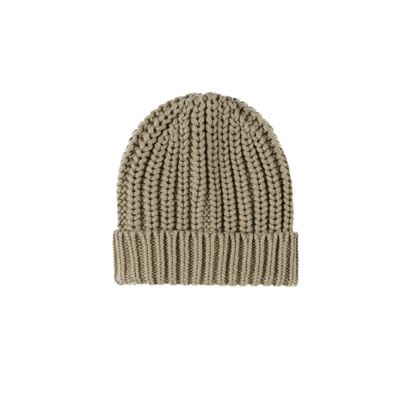 Chunky Knit Beanie - Olive by Quincy Mae