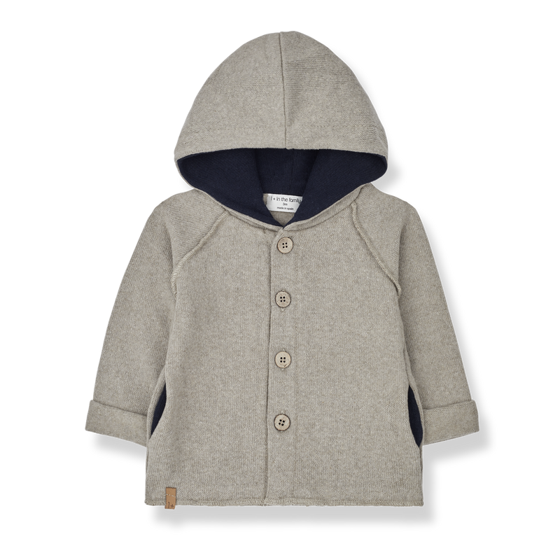 Oliver Hooded Jacket - Taupe by 1+ in the Family