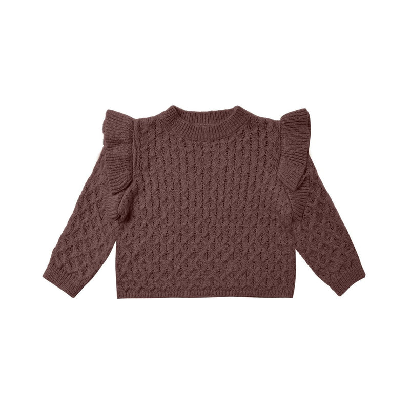 La Reina Sweater - Plum by Rylee + Cru FINAL SALE