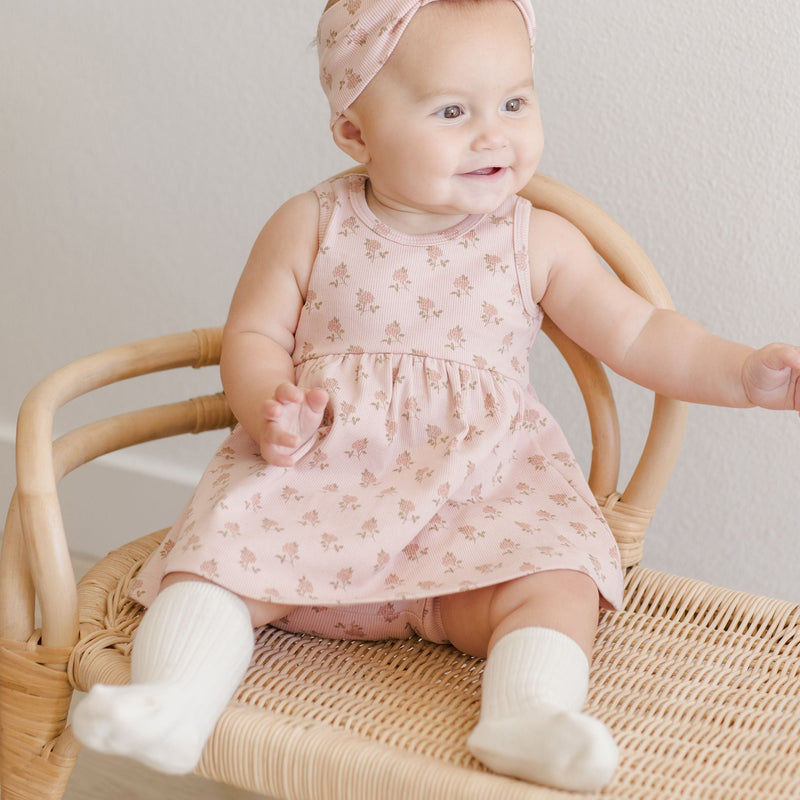 Socks Set of 2 - Ivory + Bubblegum by Quincy Mae