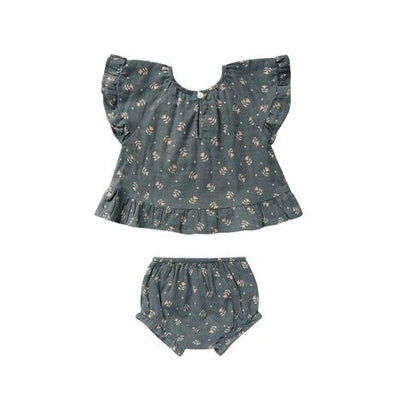 Butterfly Top + Bloomer Set - Morning Glory by Rylee + Cru