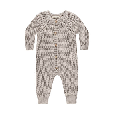 Chunky Knit Jumpsuit - Fog by Quincy Mae