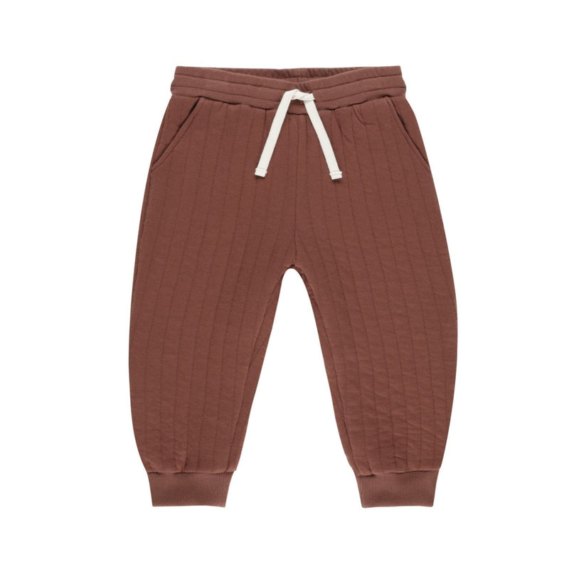 Quilted Pant - Brick by Rylee + Cru