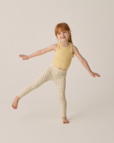 Ribbed Leggings - Lemons by Rylee + Cru