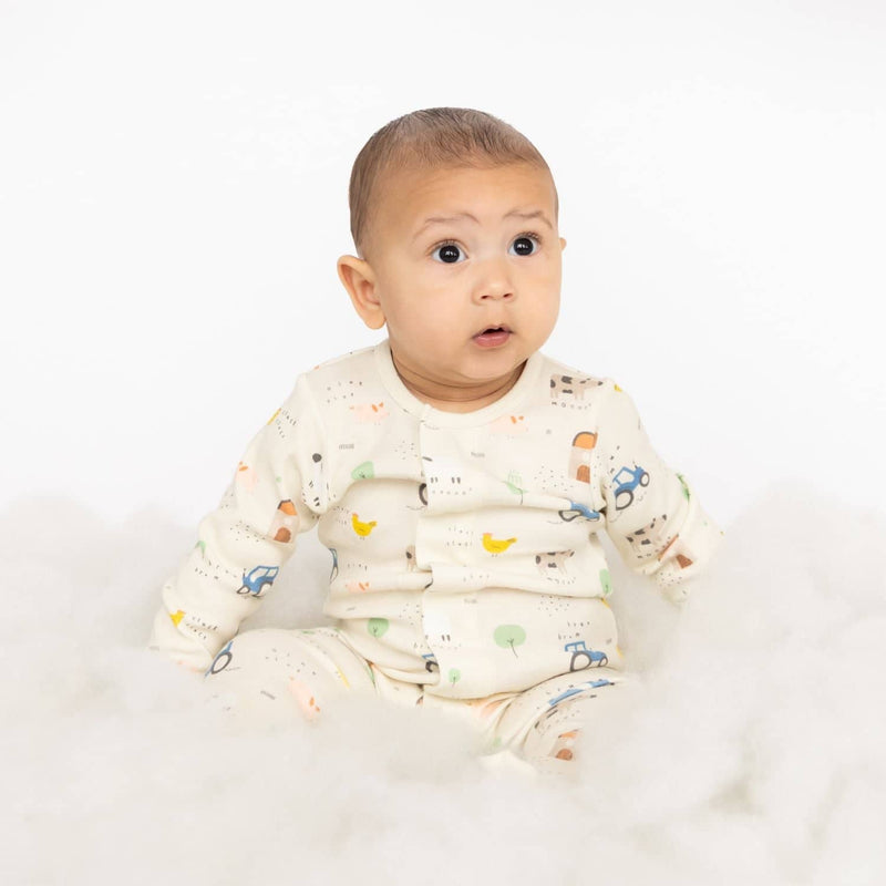 Pasture Bedtime Organic Cotton Footie by Magnetic Me