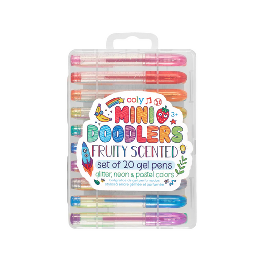 Mini Doodlers Fruity Scented Gel Pens - Set of 20 by OOLY