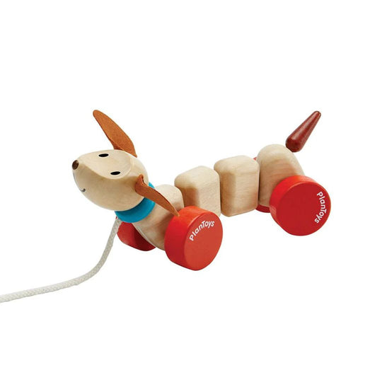 Happy Puppy Pull Toy by Plan Toys