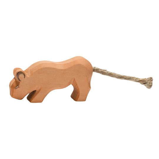 Lion Small Head Low by Ostheimer Wooden Toys