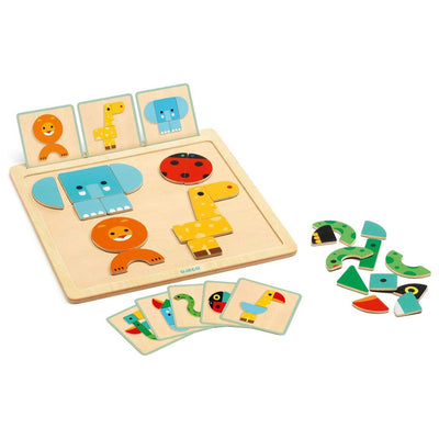 GeoBasic Magnetic Animal Game by Djeco