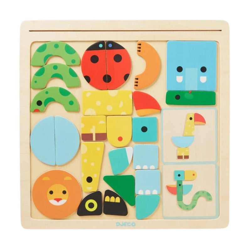 GeoBasic Magnetic Animal Game by Djeco