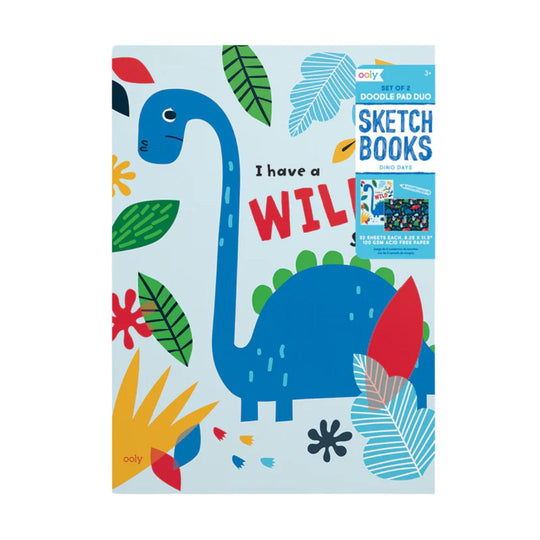 Doodle Pad Duo Sketchbooks - Dino Days by OOLY