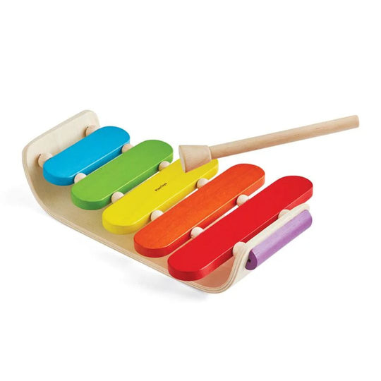 Oval Wooden Xylophone by Plan Toys