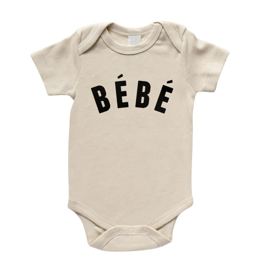 Bébé Organic Baby Bodysuit - Natural by Gladfolk