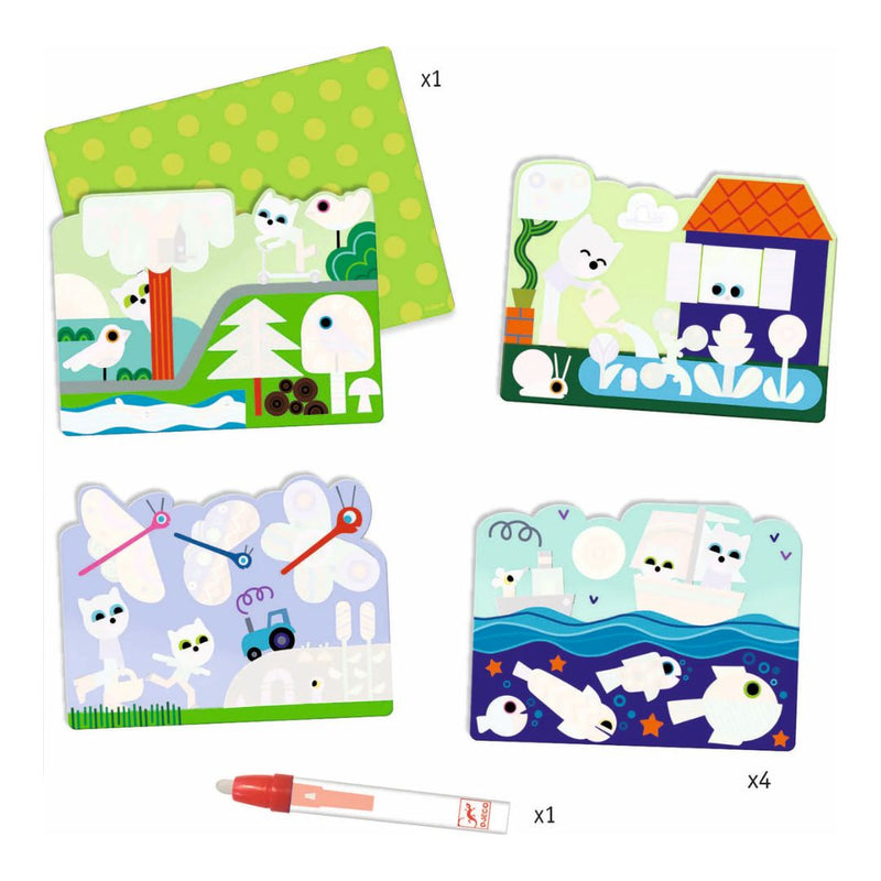 Paint with Water - Hidden in the Garden by Djeco