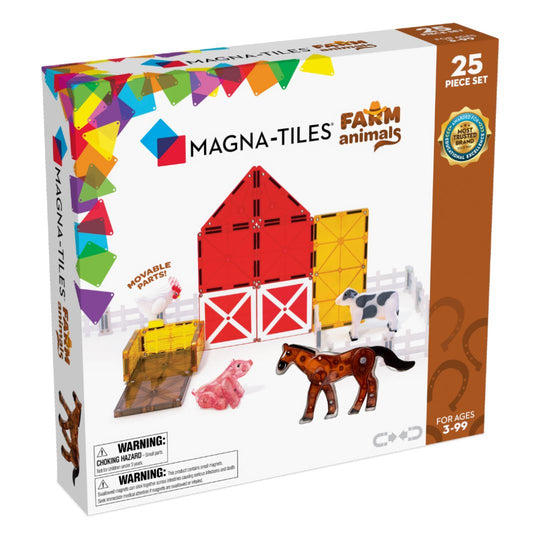 Farm Animals 25 Piece Set by Magna-Tiles