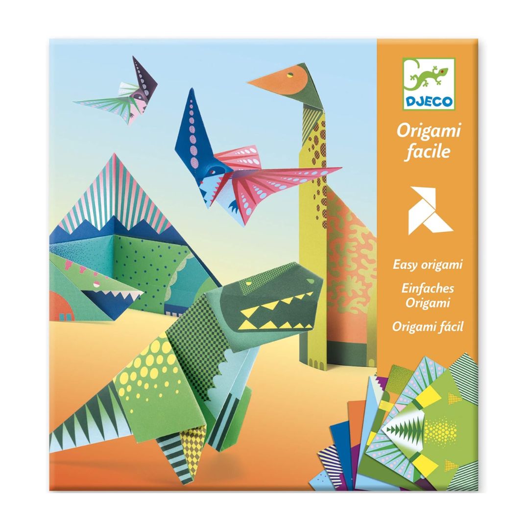 Origami Paper Craft Kit - Dinosaurs by Djeco – Pacifier Kids Boutique