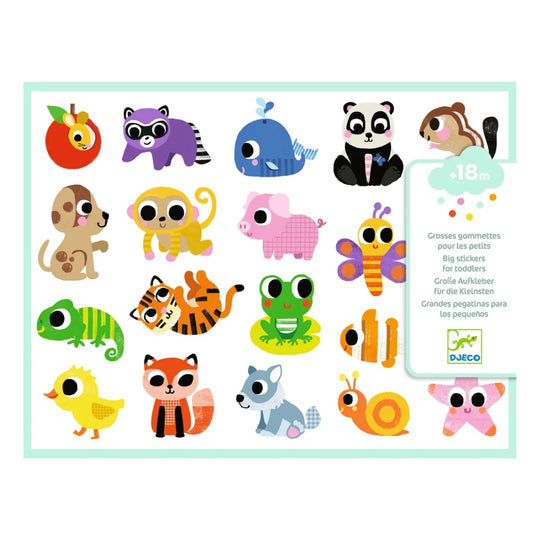 Toddler Stickers - Baby Animals by Djeco