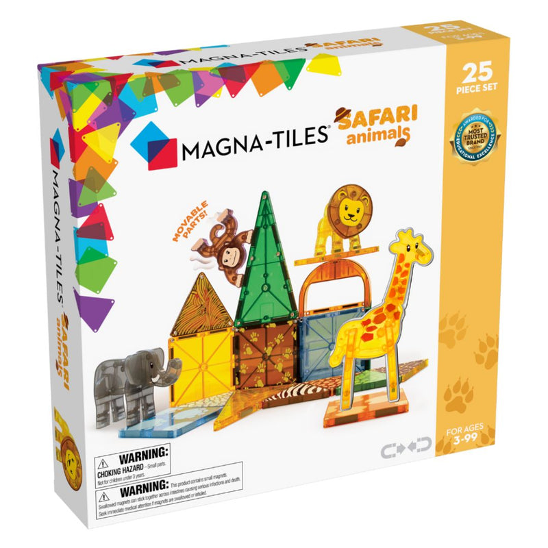 Safari Animals 25 Piece Set by Magna-Tiles