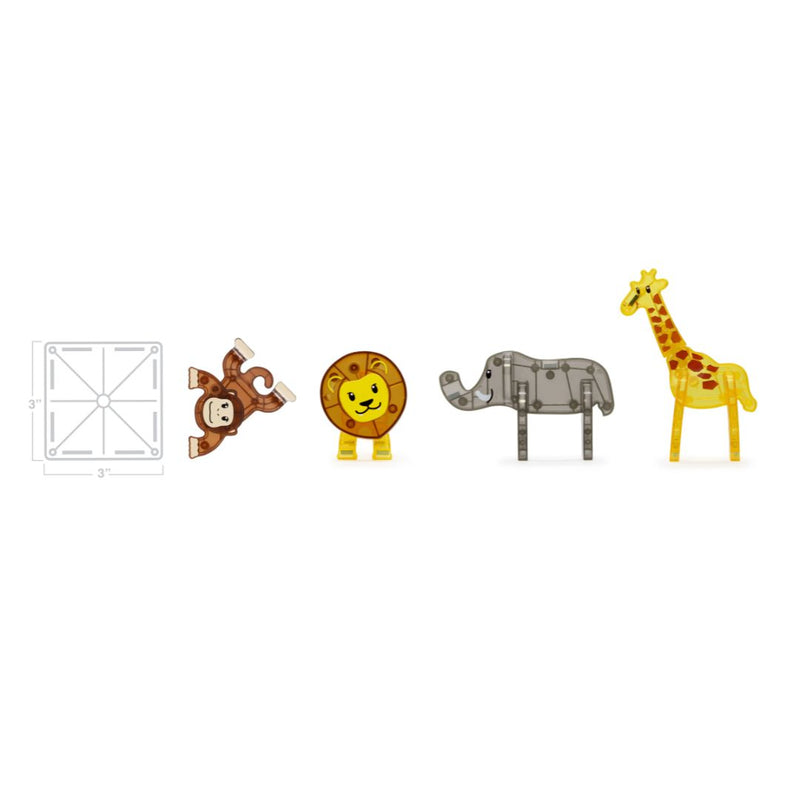 Safari Animals 25 Piece Set by Magna-Tiles