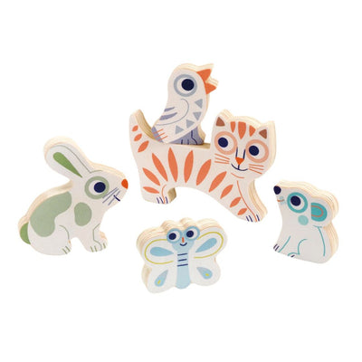 Wooden Puzzle - Baby Animali by Djeco