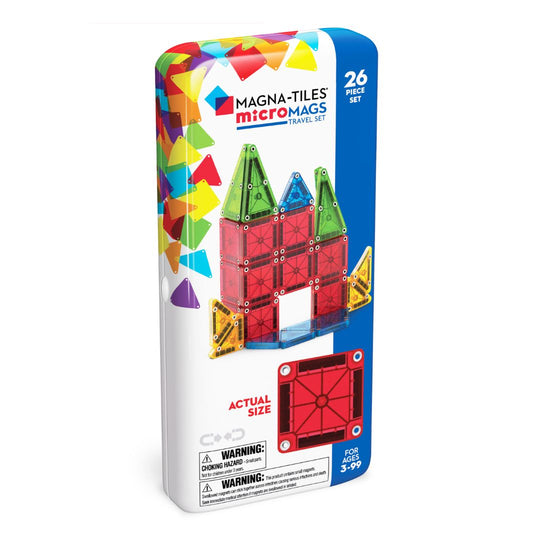 microMAGS 26-Piece Travel Set by Magna-Tiles