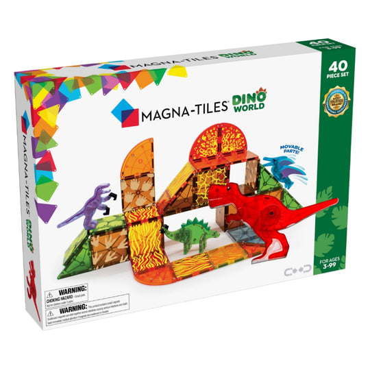 Dino World 40 Piece Set by Magna-Tiles