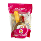 Ice cream-themed kiddough play kit with pink packaging on a white background