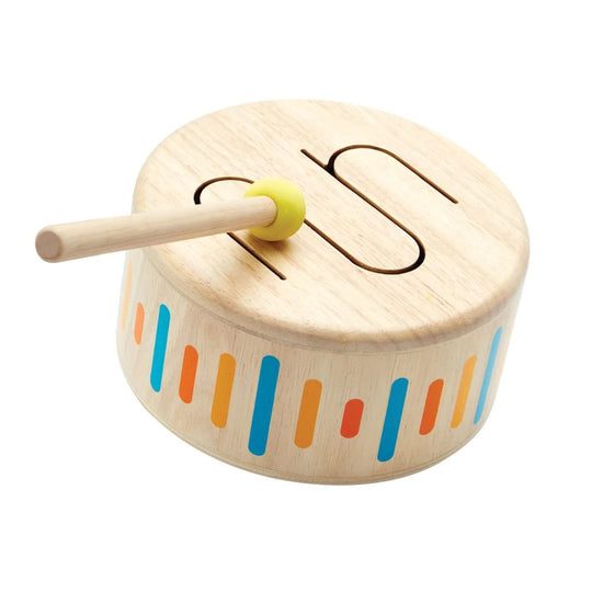 Solid Wooden Drum II by Plan Toys