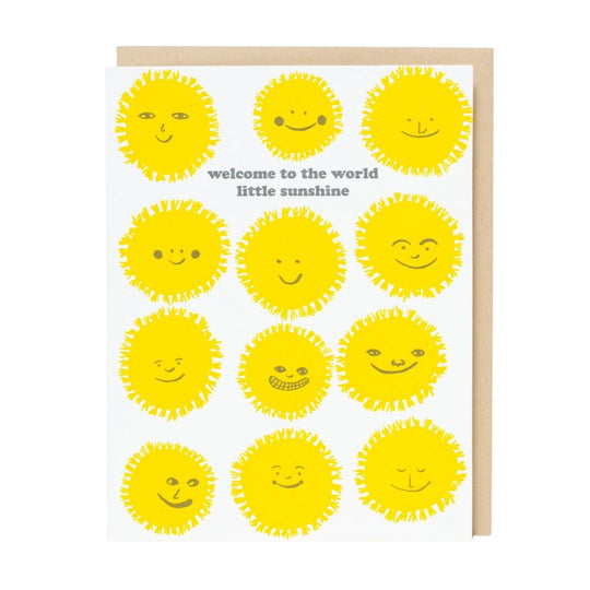 Welcome Sunshine Card by Egg Press