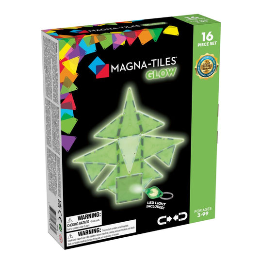 Glow 16 Piece Set by Magna-Tiles