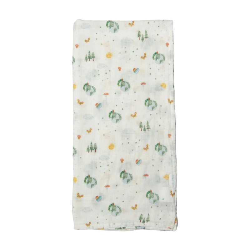 Luxe Muslin Swaddle - Eric Carle World of Wonder by Loulou Lollipop